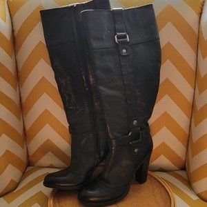 Nine West Hard To Get To Black Boots